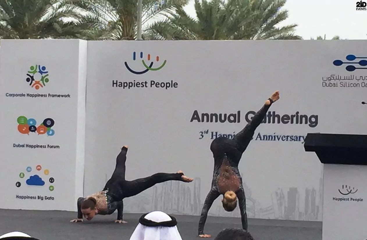 ACROBATIC SHOW FOR CORPORATE ANNIVERSARY